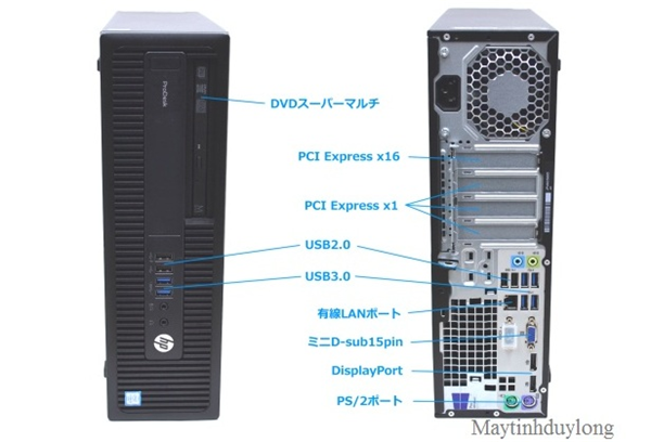 HP Prodesk 600G2 SFF, Core i3 6100 Xung 3,7Ghz, Dram4 8G, ổ NVME 256G chạy siêu nhanh