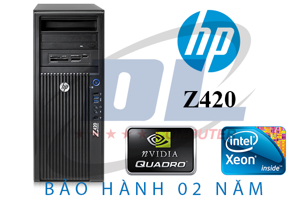 Hp z420 Workstation/ Xeon E5-2690v2, VGA K4200 4GR5, Dram3 32G, SSD 240G + HDD 1TB
