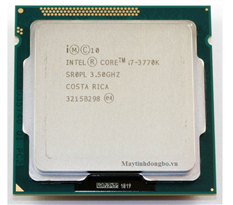 Intel core-i7 3770 Ivy Bridge thế hệ 3nd, intel HD Graphics 4000